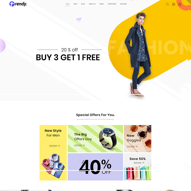 Trendy - The Fashion Store Responsive WooCommerce Theme