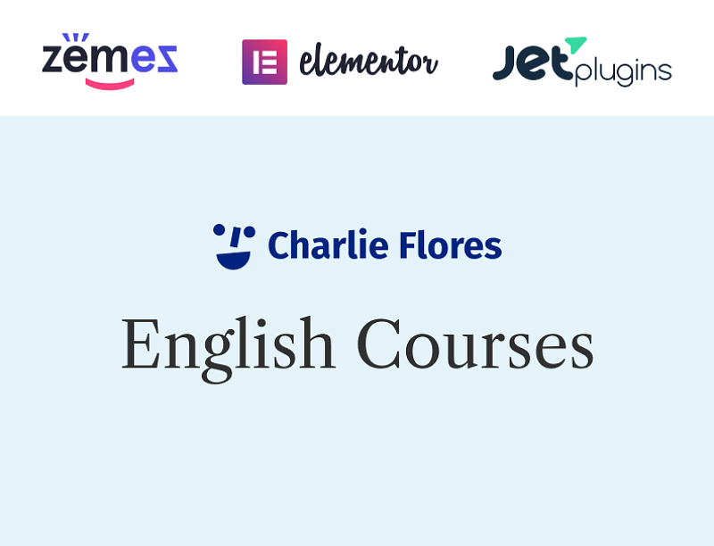 Charlie Flores - Teaching Portfolio Website WordPress Theme