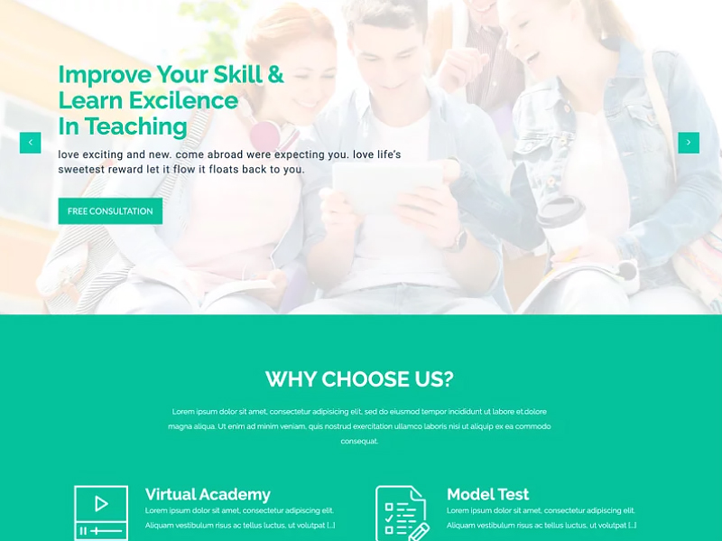 LMS Education - Html5 Website Template